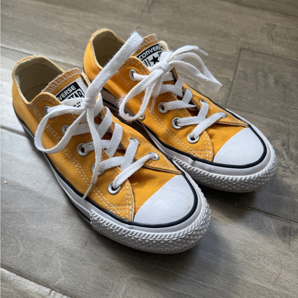 Converse Mustard Low-Top Sneakers